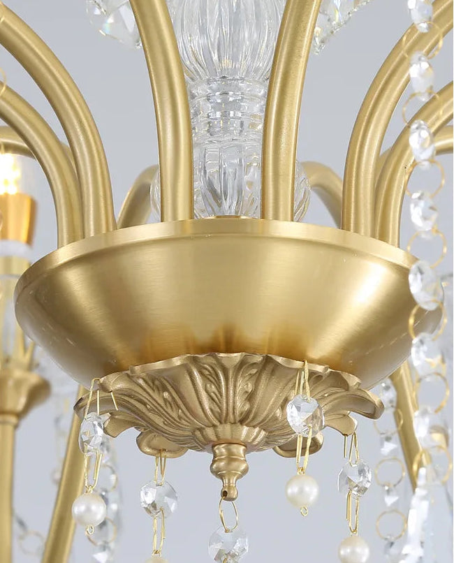 Parisian crystal room pendant