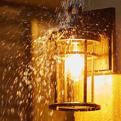 IP55 Outdoor waterproof clear glass shade lamp