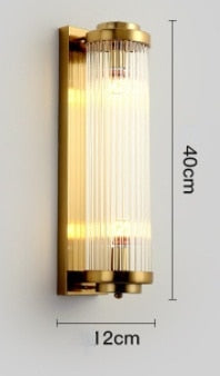 Modern Crystal Gold Wall Lamp