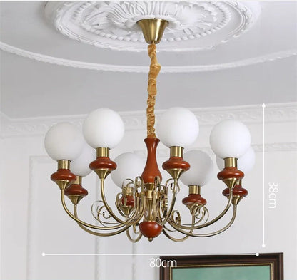 Pastorale crèmekleurige kroonluchter