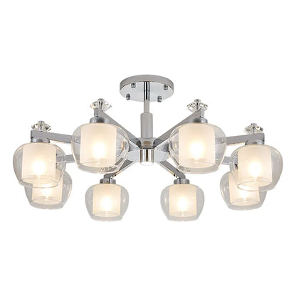 Moderne LED-kroonluchter voor eettafel en studeerkamer