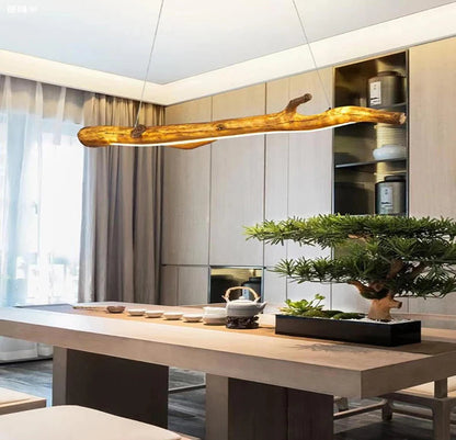Resin branches pendant light for dining room
