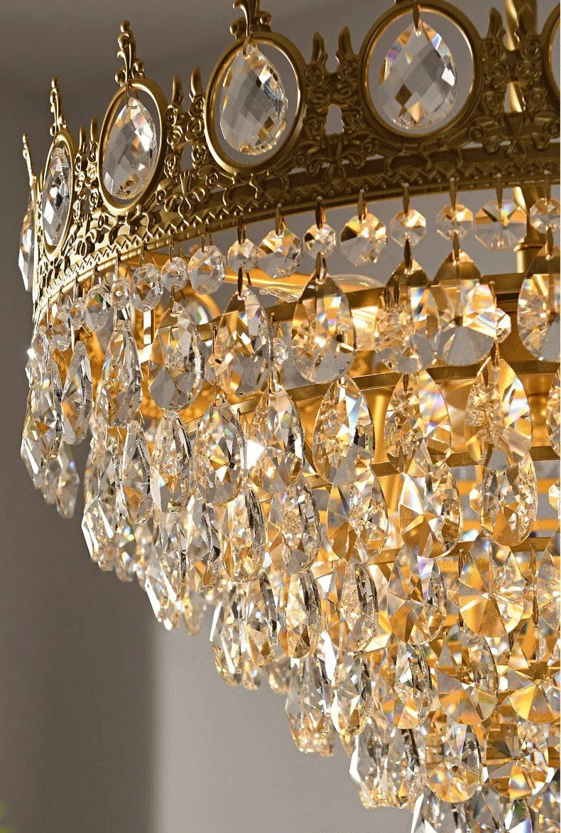 Lustre français postmoderne de luxe