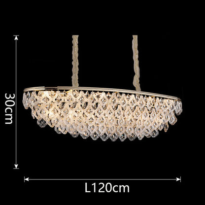 Grand lustre en cristal pour villa