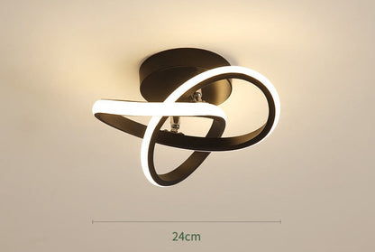 Modern geometrisk form LED-lampa för tak