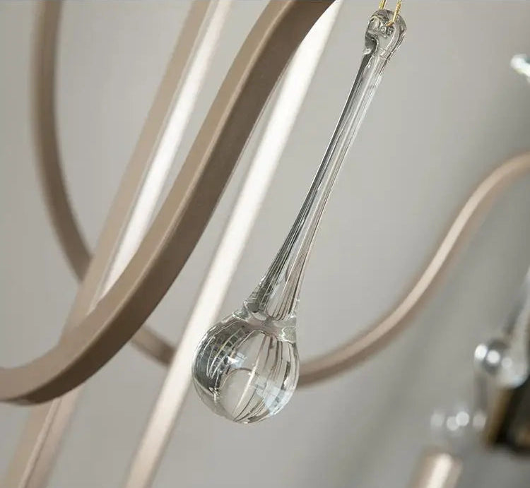 Duplex villa crystal chandelier