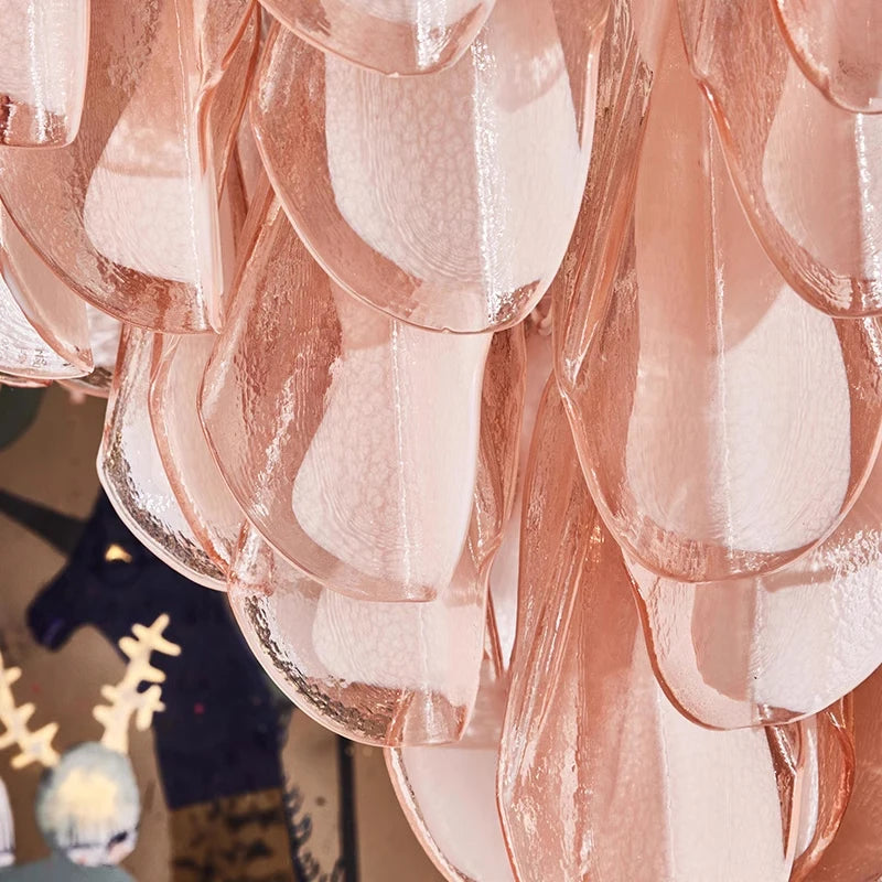 Königlicher Kristall-Blütenblatt-Kronleuchter