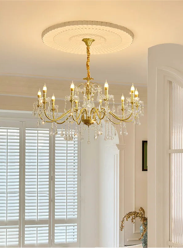 Parisian crystal room pendant