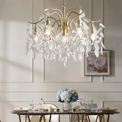 Luxury crystal ceiling chandelier for villa living room