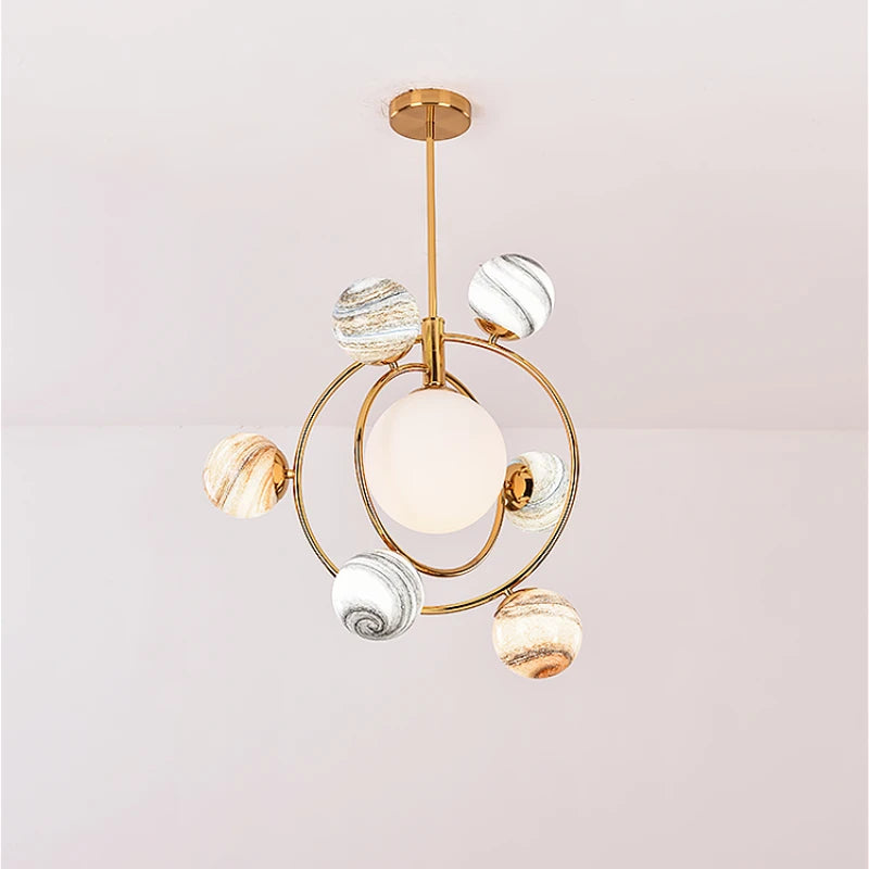 Cosmic loft statement chandelier