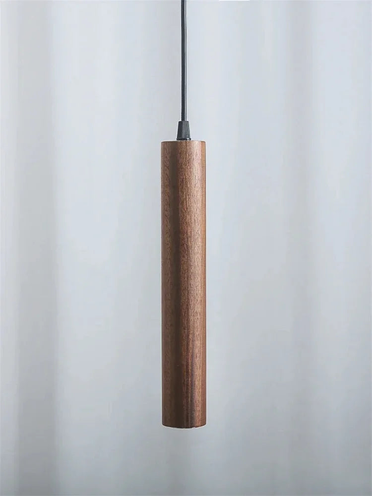 Minimalistische houten Scandinavische hanglamp