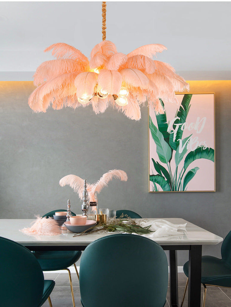 Feather Ceiling Light