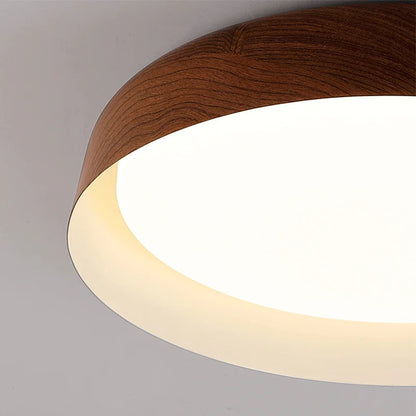 Nordic japanese wooden ceiling light