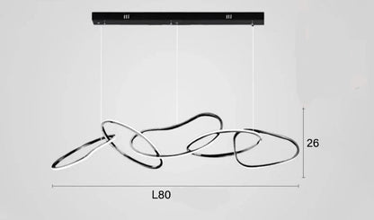 Suspension moderne et élégante à LED