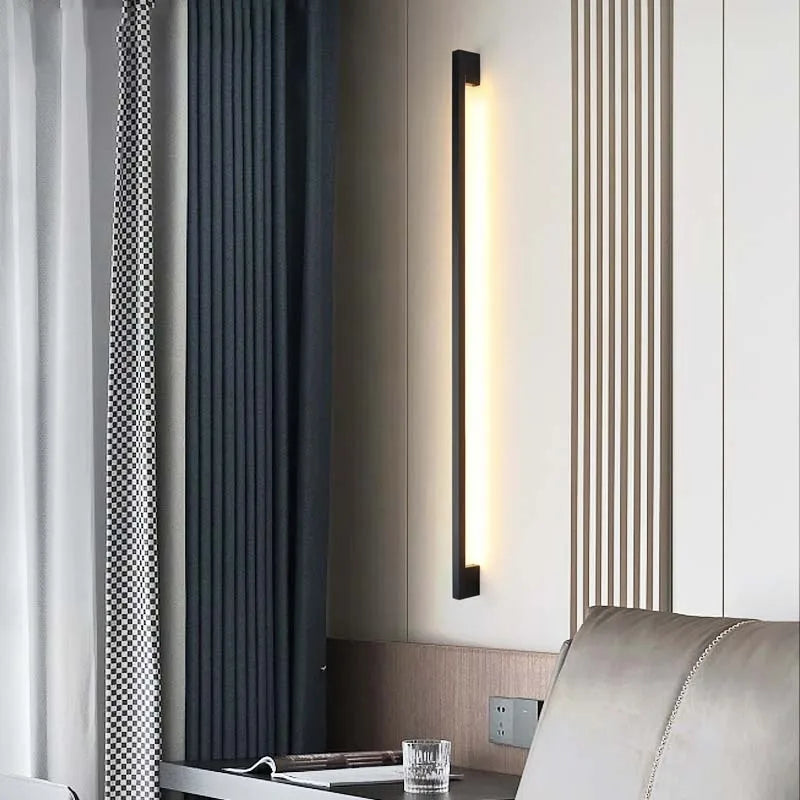 Minimalistische LED-wandlamp