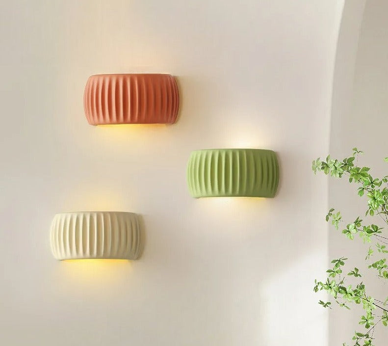 Resin color wall lamp