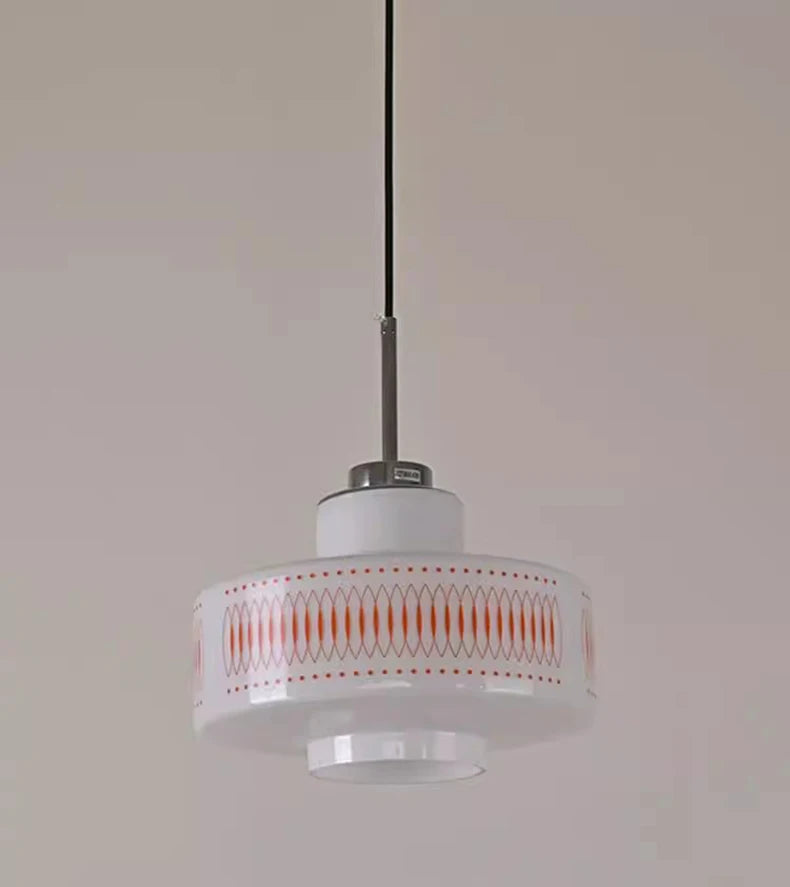 Suspension en verre blanc pour chambre à coucher et bar