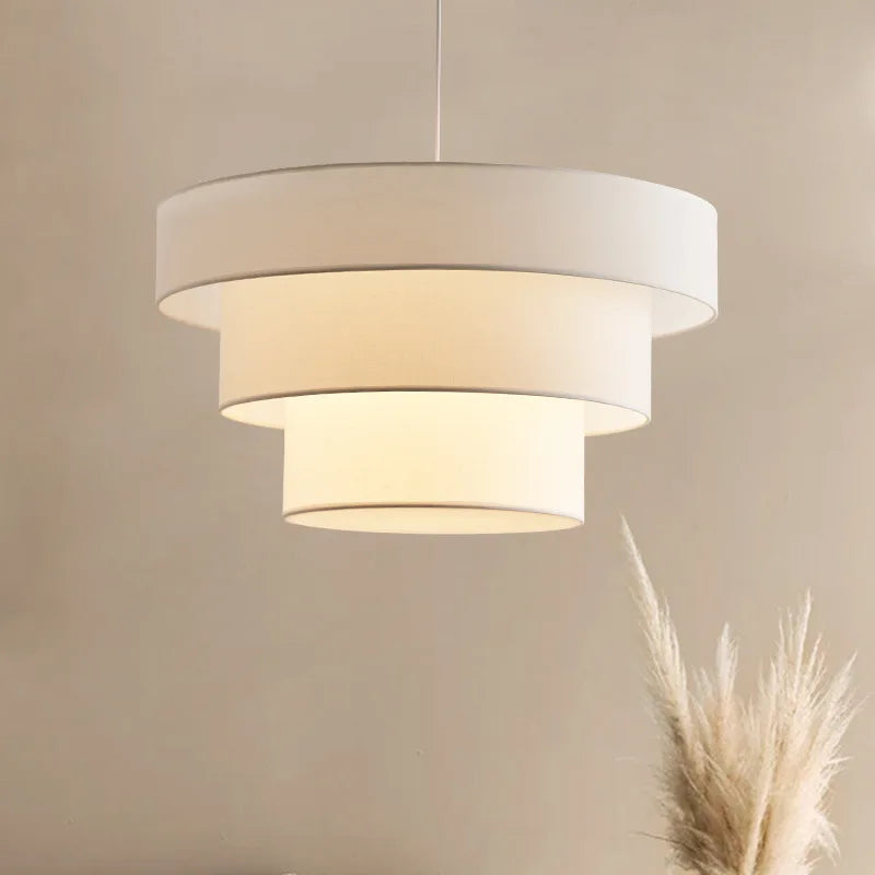 Suspension textile Zen pour chevet