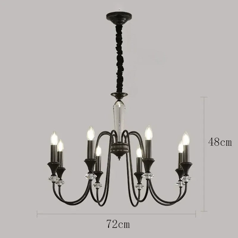 Boerderij kaarsen kroonluchter