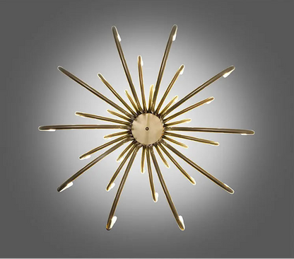 Minimalist linear chandelier for dining room