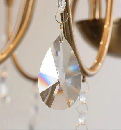 Élégant lustre en cristal