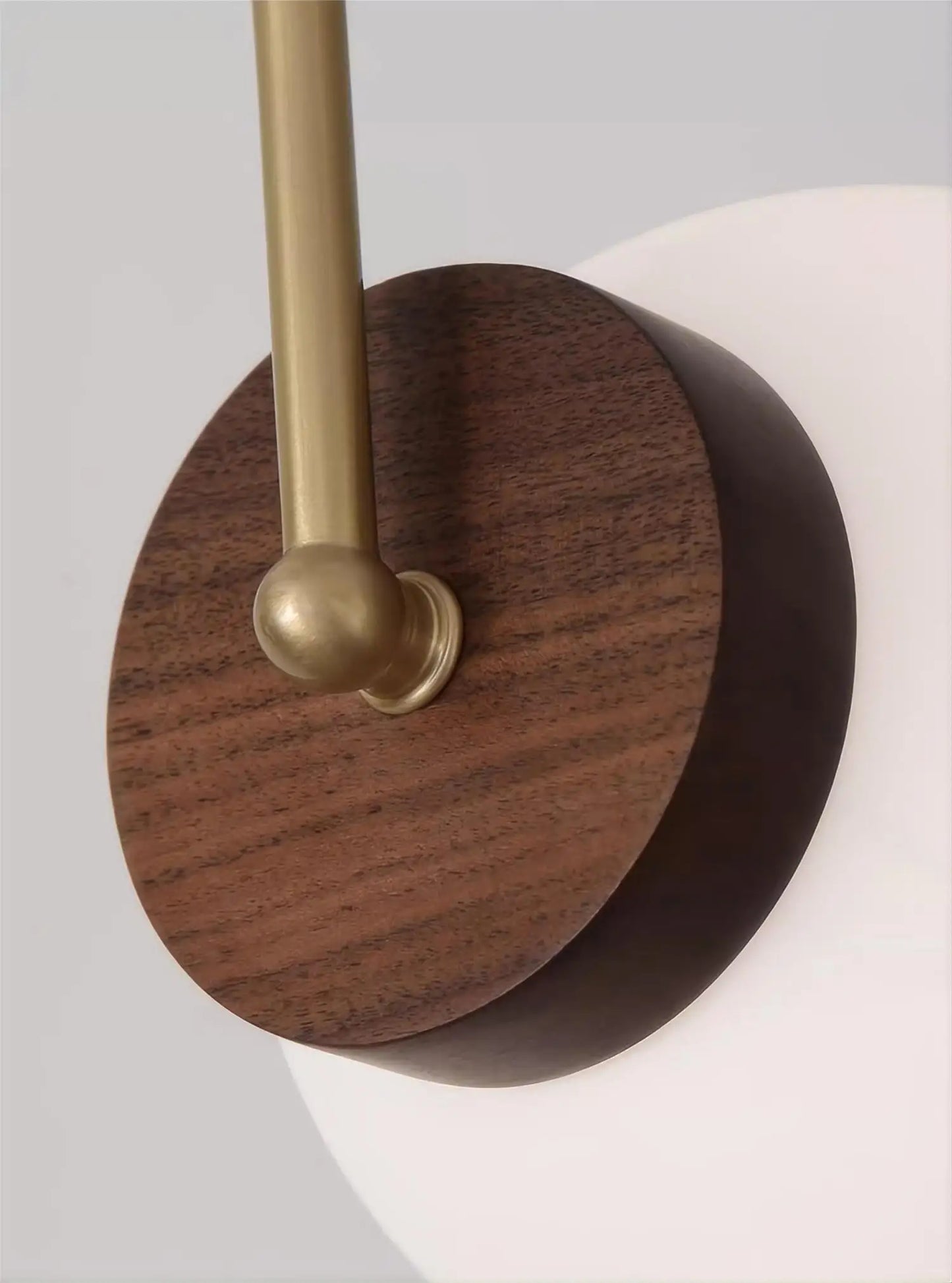 Walnut chandelier light for bedroom and living room