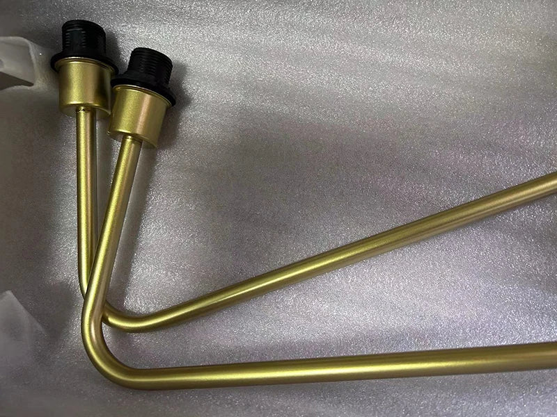 Linen drum island chandelier