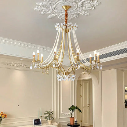 Parisian crystal salon fixture