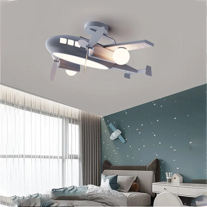 Kids airplane ceiling light for children bedroom