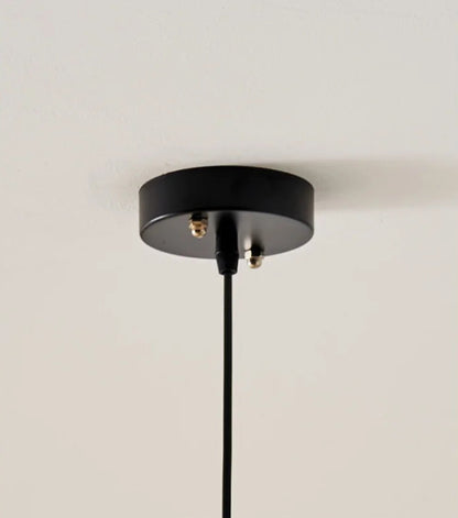 Japanse stoffen hanglamp voor de slaapkamer