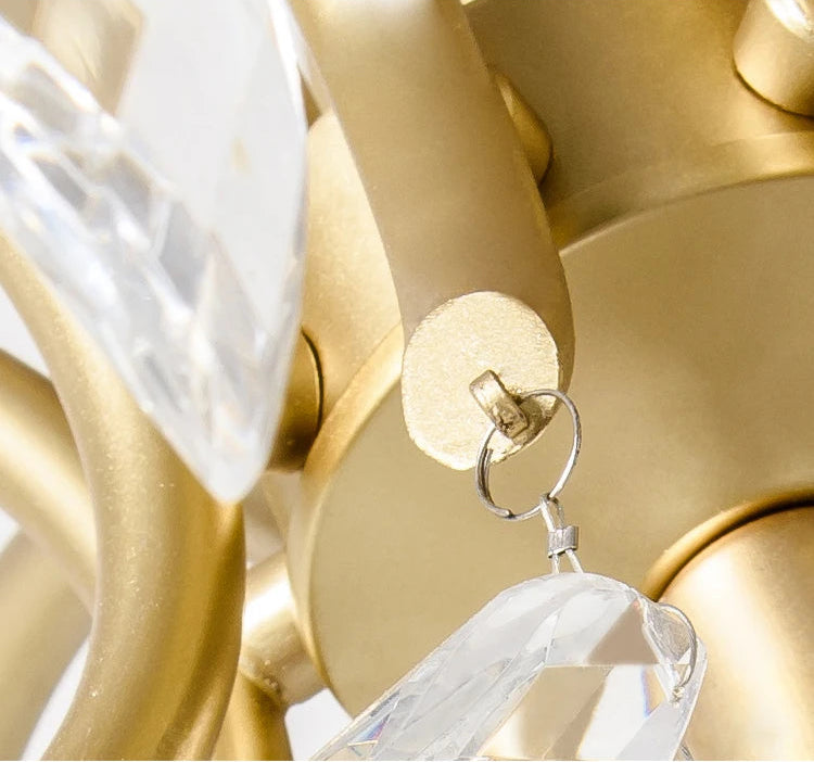 Luxury crystal ceiling chandelier for villa living room