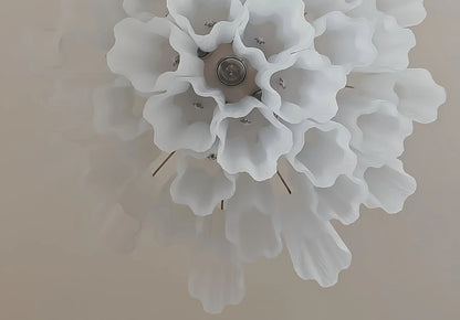 Frosted glass led chandelier for bedroom and dining room