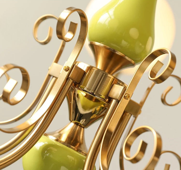 Pastorale crèmekleurige kroonluchter