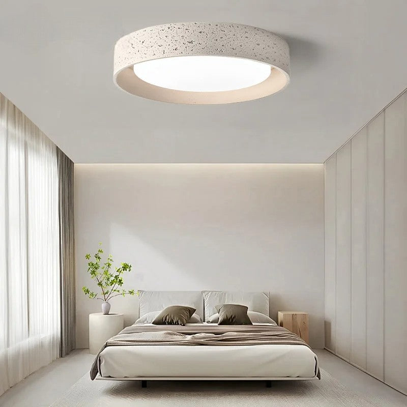 Vintage retro cream ceiling light
