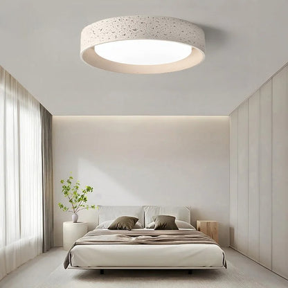 Vintage retro cream ceiling light