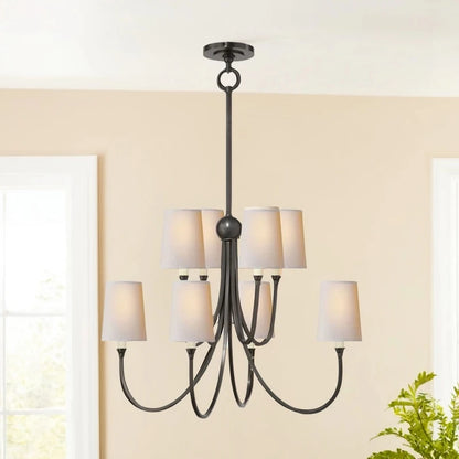 Tailored fabric drum with led