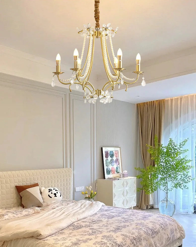 Parisian crystal salon fixture