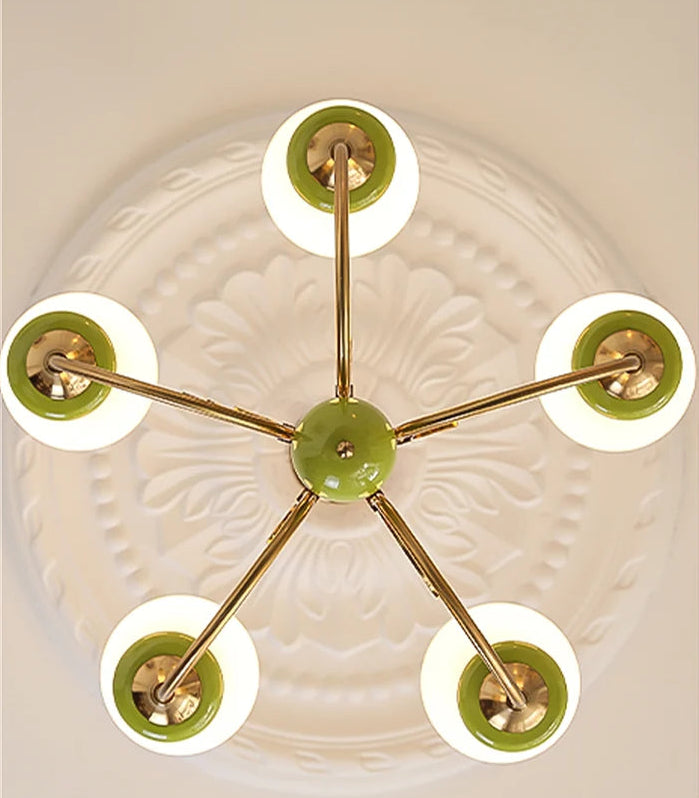 Pastorale crèmekleurige kroonluchter