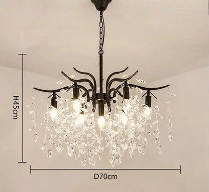 Luxury crystal ceiling chandelier for villa living room