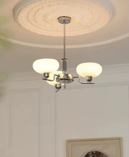 Vom Bauhaus inspirierter LED-Kronleuchter für das Wohnzimmer