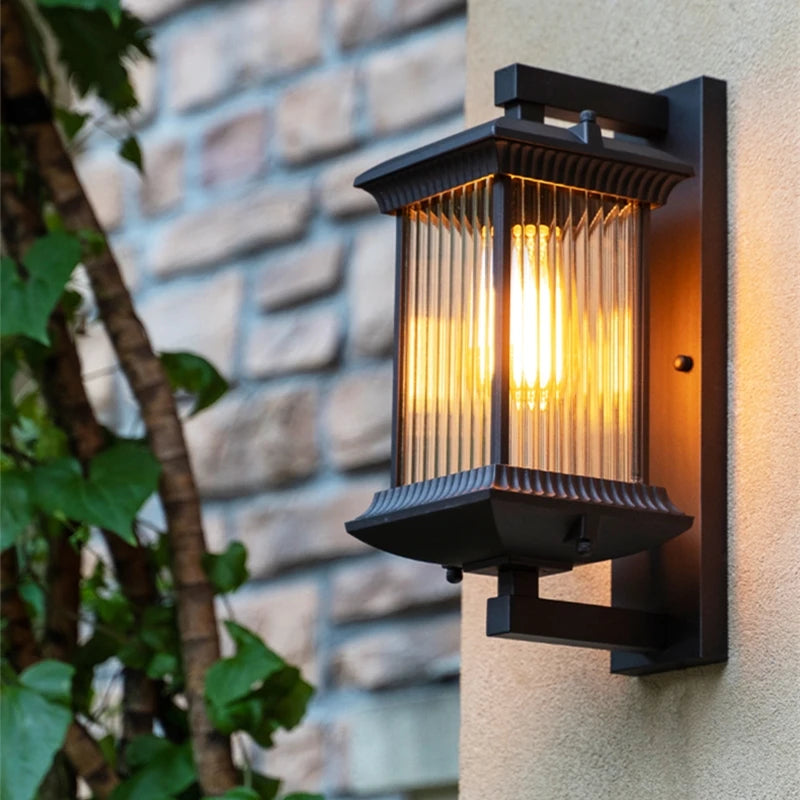 Big porch american wall lamp IP65