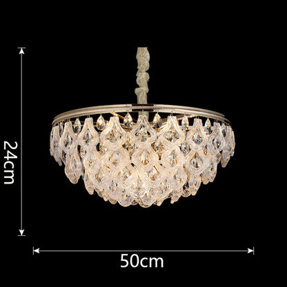 Grand lustre en cristal pour villa