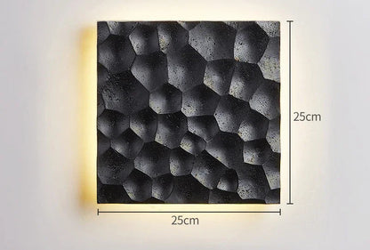 Applique murale décorative 3D Wabi-sabi