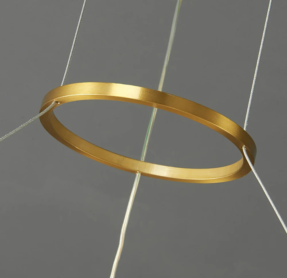 Lustre de plafond en bois massif de noyer noir pour salon