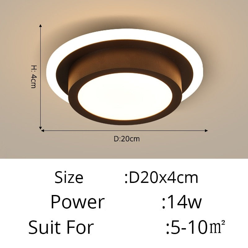 Luxuriöse moderne Led-Deckenleuchte