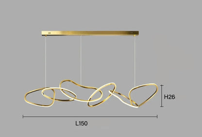 Suspension moderne et élégante à LED