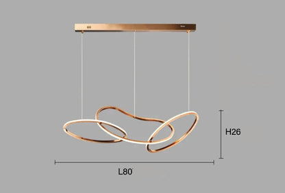 Suspension moderne et élégante à LED