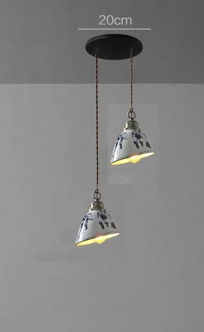 LUXELY modern simple ceramic LED pendant lamp