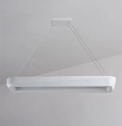 Wabi sabi rectangular pendant light for dining room