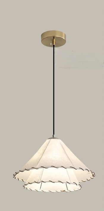 Katoenen linnen hanglamp voor de eetkamer